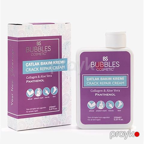 Bütün Bədən İstifadəsi Üçün Uygun Çatlara Qarşı Bitki Mənşəli Bs Bubbles Kosmetik Krem ​​150ml — Bakı