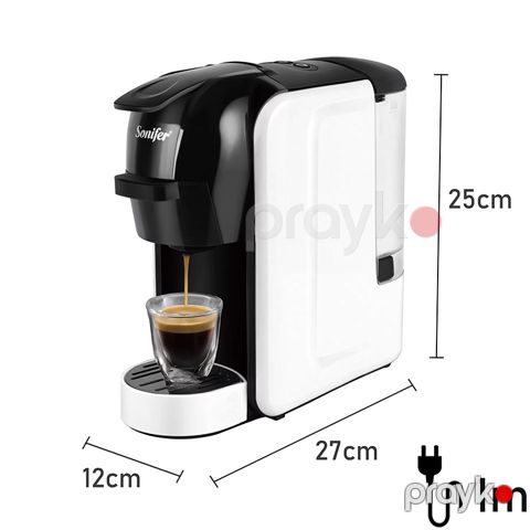 Sonifer SF-3539 Yüksək Təzyiqli Qəhvə Hazırlayan Maşın 3-ü 1-də Kapsul Qəhvə Maşını — Bakı