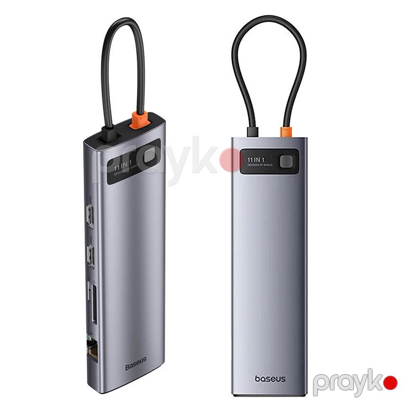 Baseus Metal Gleam Series 11-də 1 Çoxfunksiyalı Tip C Hdmi Çoxfunksiyalı Metal Gleam Series — Telefonlar və qadjetlər, Bakı (6)