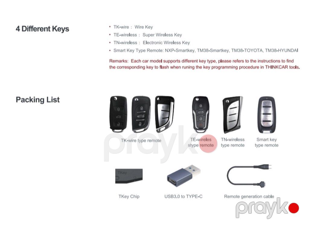 Avtomobil açarı "Thınkcar TKey 101" — Ehtiyat hissələri və aksesuarlar, Bakı (2)