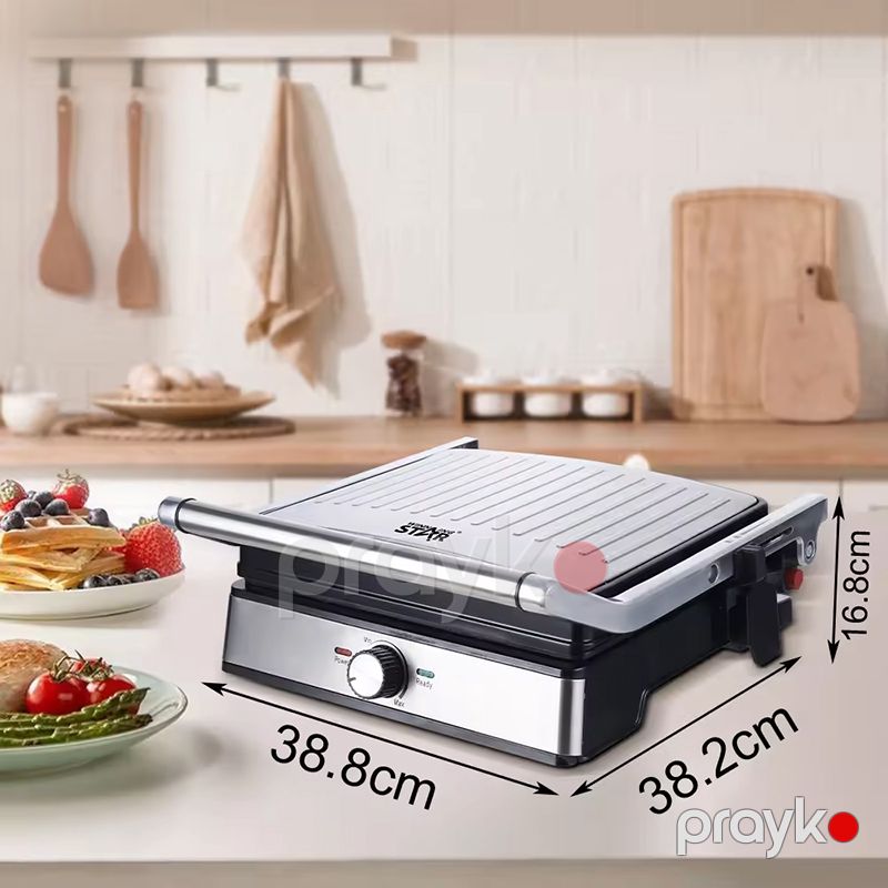 Wınnıng Star ST-9337 Elektrikli Toster Yüksək Keyfiyyətli Sendvic Hazırlayan 2000 W — Toster və vaflyasıcı, Bakı (5)