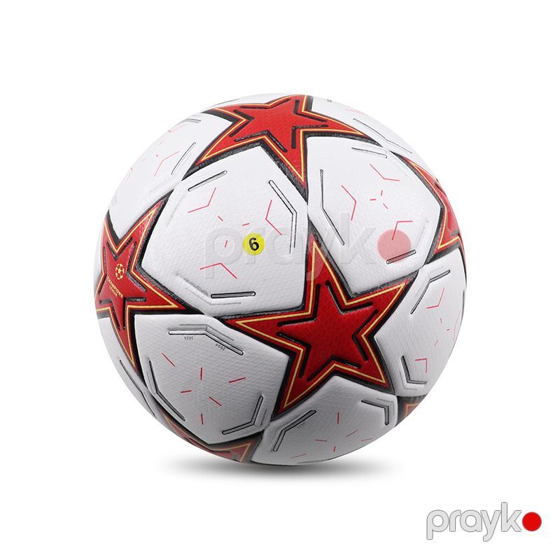 Futbol Topu Aspo Uefa Champions League 03 Ölçü 5 Qirmizi Rengli Xüsusi Dizaynda Futbol Topu 5 — İdman, hobi, istirahət, Bakı (5)