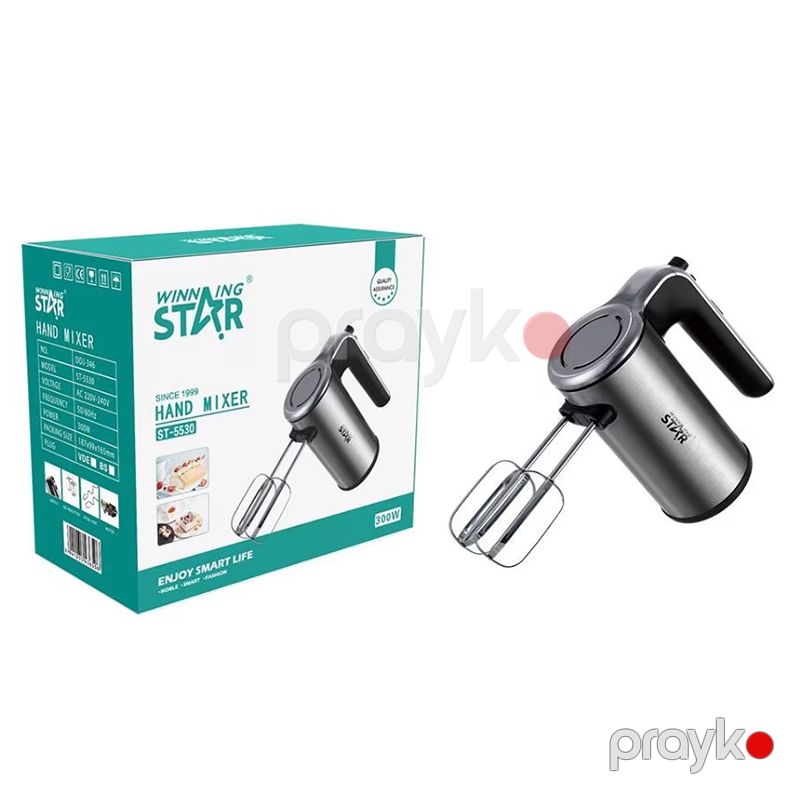 Winning Star 300W 5 Sürətli Əl Mikseri Yumurta Çırpıcı — Blenderlər, xırdalayanlar və mikserlər, Bakı (8)