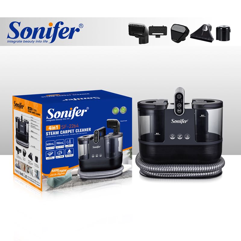 Sonifer SF-2264 - Portativ Çoxfunksiyalı Xalça Təmizləyici Maşın Ev Parçaları və Pərdələri üçün Yaş/Quru Tozsoran/Sprey Ləkə Təmizləyicisi — Tozsoran, Bakı (5)