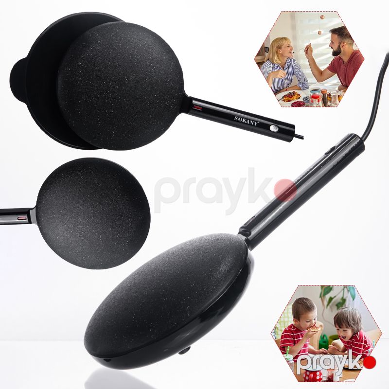 Sokany SK-07068 Crepe Maker 600W Qeyri-yapışdırılmış Bilinçik Hazırlayıcı 600W Krep Hazırlama Maşın — Toster və vaflyasıcı, Bakı (5)
