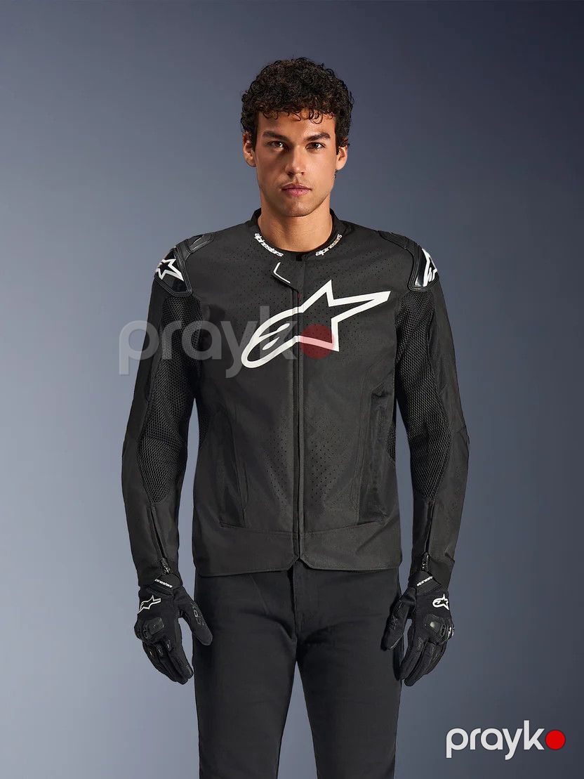 Motosikl üçün qoruyucu gödəkçə Alpinestars T-GP Air, poliester, qara/Ağ, ölçü S — Mallar, Bakı (2)