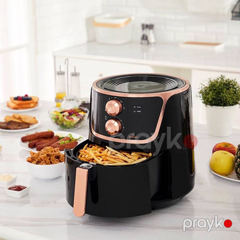 DSP Elektrikli Air Fryer 1800W Yapışmaz Yağsız Pişirmə Özəllikli Hava Fritözü 5.5L Avtomatik Termostat Nəzarəti 220-240V — Digər mətbəx texnikası, Bakı (2)