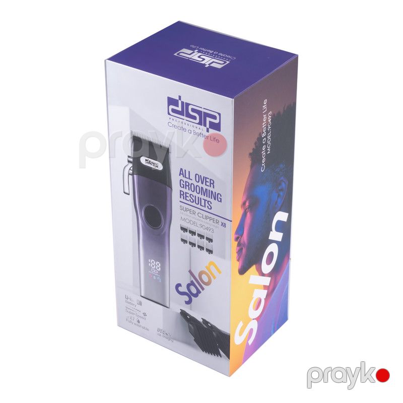 8 Başlıqlı DSP IPX7 Peşəkar Trimmer 6500 rpm Yüksək Sürətə Sahib Paslanmaz Üz Təraş Maşını 1.5-19mm Limit Darağı — Usturalar, trimmerler və epilyatorlar, Bakı (7)