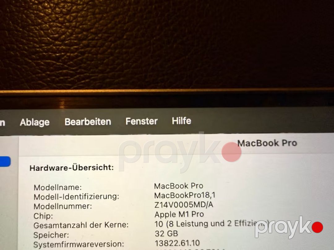 Noutbuk Apple MacBook Pro 16" M1 Pro 32GB/512GB — Noutbuklar, Bakı (5)