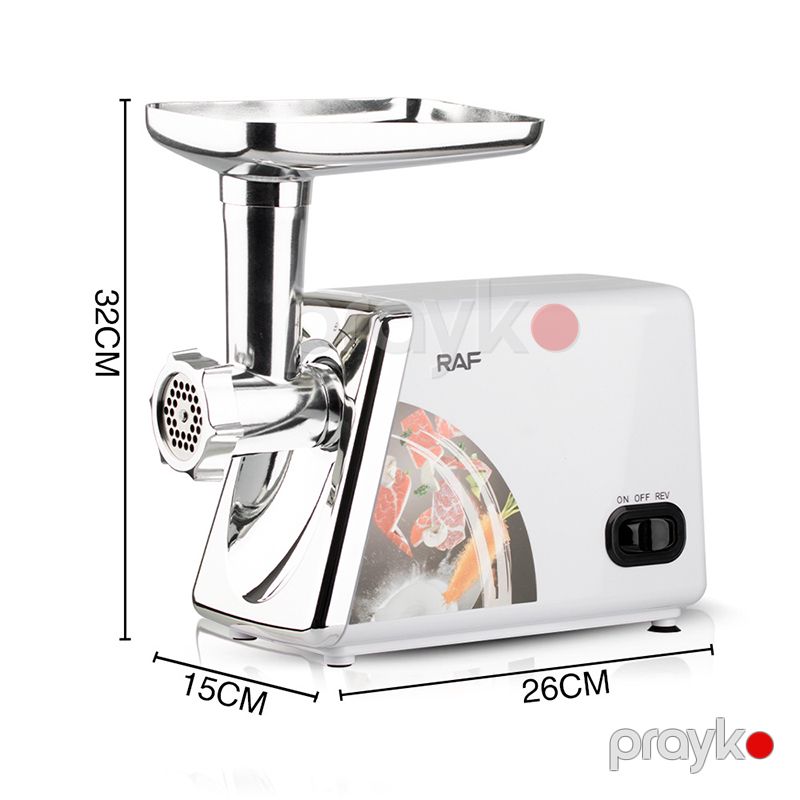 Yüksək keyfiyyəti R.3368 Ətkəçən 2500W Gücə Məxsus Qida Kombayını Elektrikli Kolbasa Dolduran Ət maşını — Digər mətbəx texnikası, Bakı (8)