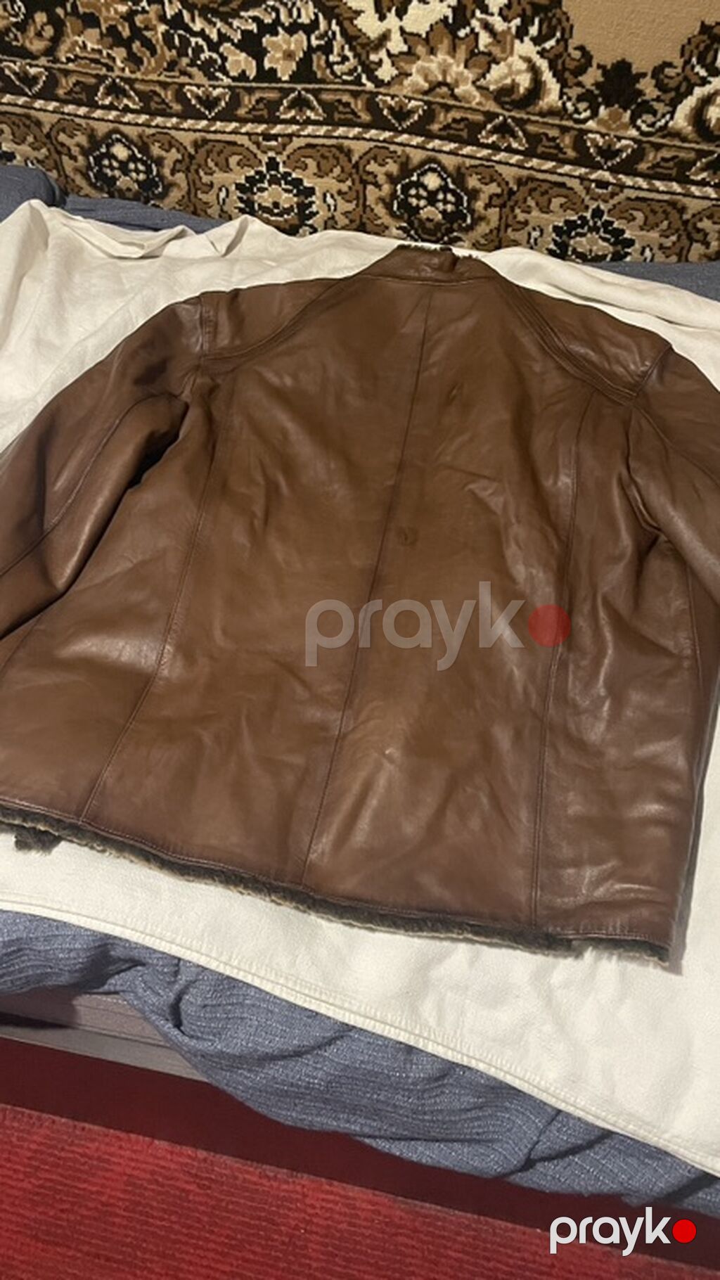 Kurtka, Dəri, Payız, 2XL — Kurtkalar, Bakı (2)