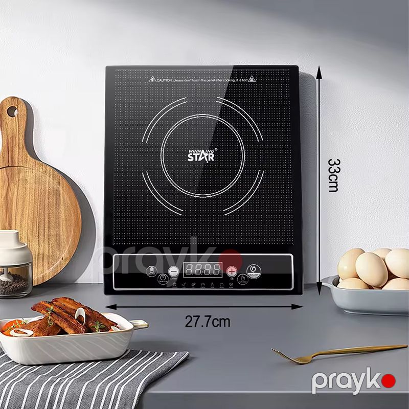 Wınnıng Star ST-9784 Elektrikli Qızdırıcı Portativ Qızdırıcı Yüksək İstiyədavamlı Rəqəmsal Displey Plitə 1500W — Plitələr, Bakı (6)
