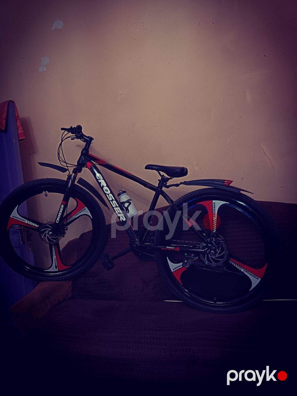 Crosser dağ velosipedi - Brend/model: Crosser - Rəng: qara-qırmızı-ağ — Dağ velosipedləri, Xırdalan (5)