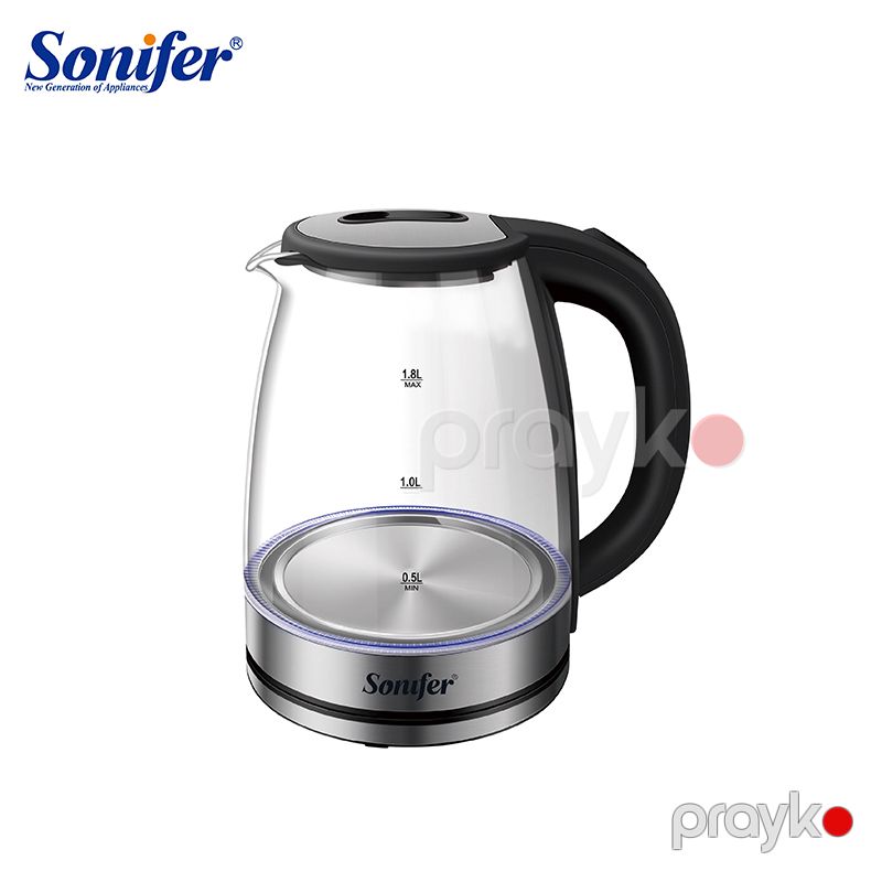 Sonifer SF-2116 Elektrikli Çaydan 1500w LED mavi işıqlı elektrikli 1.8 L şüşə elektrik çaydanı — Elektrik çaydanları və termoslar, Bakı (3)