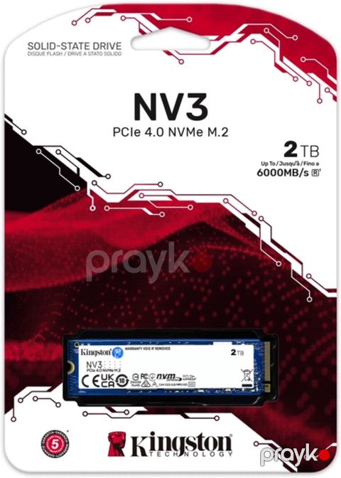 Kingston NV3 2TB — M.2 NVMe / PCIe 4.0 / SNV3S/2000G — Bakı
