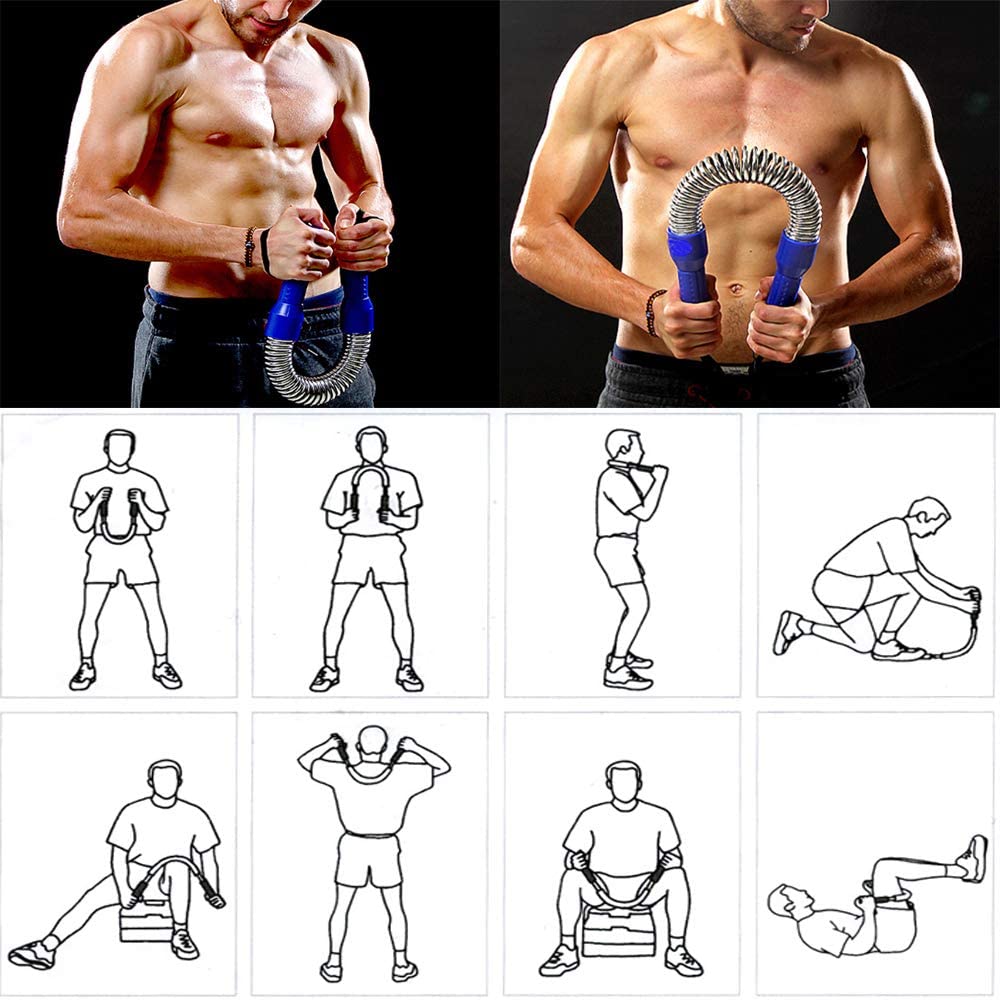 Power Twister Fitness Qol Çubuğu Polad Yaylı Güc Məşqi 40KG — Fitness və simulyatorlar, Bakı (2)