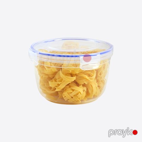 4-lü Plastik Saxlama Qabı Yuvarlaq Saxlama Qabı Desti Qida Dereceli Dəyirmi Saxlama Qabı 4 Parça — Bakı
