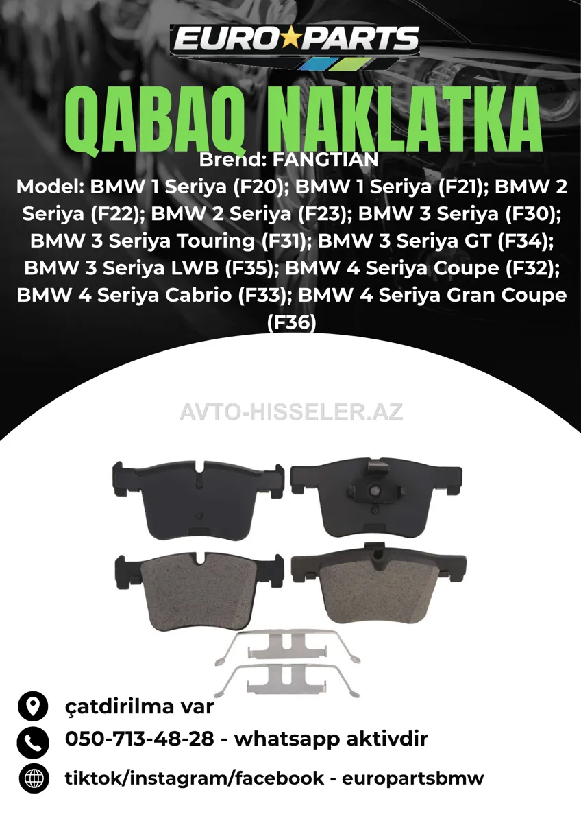 BMW F21 Fangtıan Qabaq Naklatka — Bakı