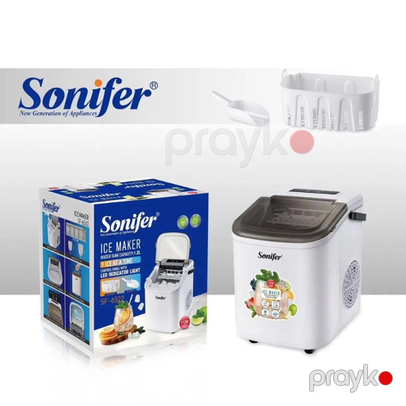 Sonifer SF-6522 Mini Elektrikli Buz Hazılayan Maşın Təmiz Buz Hazırlamaq Üçün Tutumu 1,2 L — Soyuducular, Bakı (5)