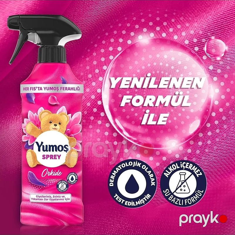 Yumoş Sprey 450 ML Orkide Çətin yuyulan əşyalar üçün "Yumoş" spreyi — Mallar, Bakı (3)