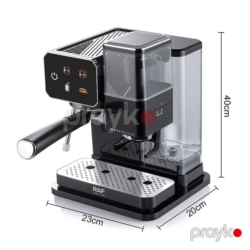 RAF R.0204 Qəhvə Maşını Yeni Dizaynda Üstün Keyfiyyetli Qəhvədəyirmanı Avtomatik Espresso Maşını Ağıllı Qəhvə Hazırlayan — Digər mətbəx texnikası, Bakı (7)