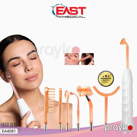 East Medical EA4081 Yüksək Tezlikli Cihaz Üz Dərisi Və Saç Dərisinə Qulluq Cihazı Ləkə Sızanaq Qırışları Azaldan Müasir Estetik Cihazı — Bakı