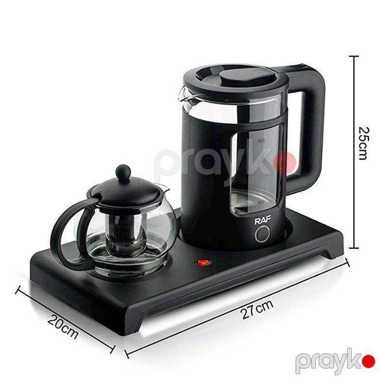 Premium Brend RAF Çaydanı 1.8L + 0.6L Çaydan Dəsti 1500W Gücündə RAF Şüşə Çaydan Dəsti R.7855 — Elektrik çaydanları və termoslar, Bakı (6)
