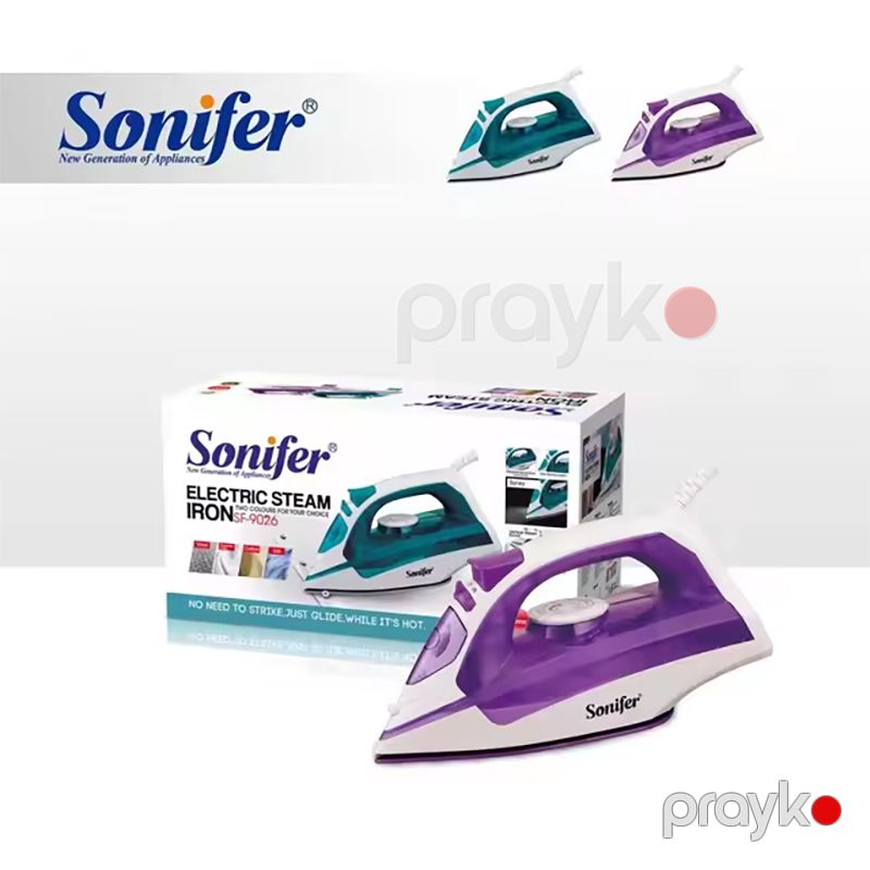 Sonifer SF-9026 Elektrikli Buharlı Ütü 2000w Tənzimlənən Temperatur Nəzarəti Yüngül Buharlı Ütü — Ev texnikası, Bakı (6)