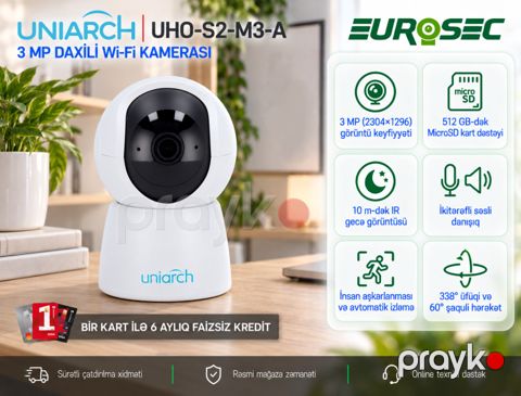 UNV Uho Wi-Fi kamera "S2-M3-A 3MP" — Bakı