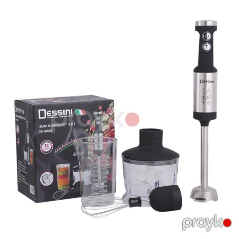 Dessını DS-6522 Çoxfunksiyalı 4-ü 1-də Yumurta Çırpıcı Əl Blenderi Portativ Elektrikli Blender — Bakı