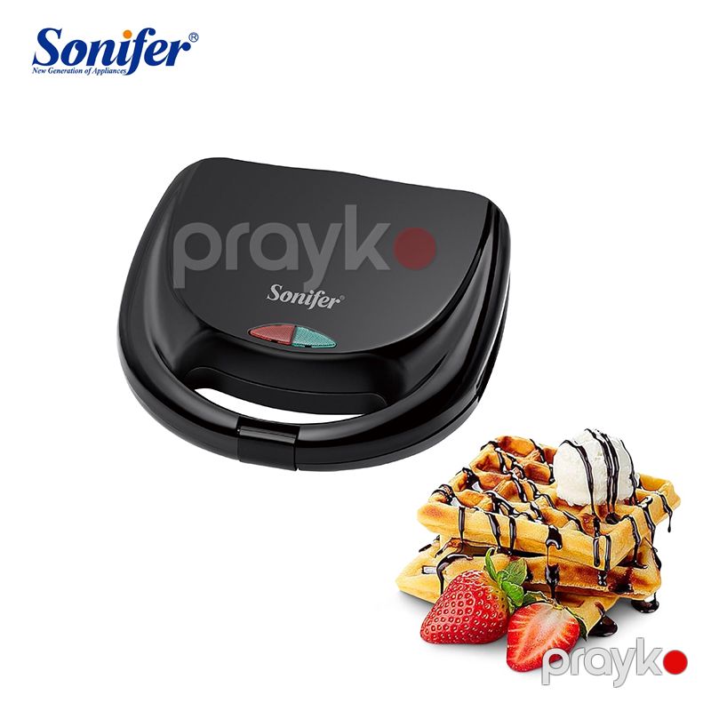 Portativ Vafli Bişirən Toster Sonifer SF-6162 Vafli Bişirən Qril Toster İkiqat Yapışmayan Buterbrod, Vafli, Panini Hazırlayıcı Toster 750w — Toster və vaflyasıcı, Bakı (3)