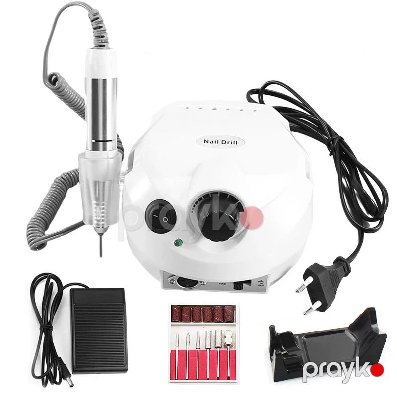 35000RPM Elektrikli Dırnaq Aparatı Salon Üçün Güclü Dırnaq Maşını Elektrikli Manikür Aparatı DM-202 — Gözəllik və səhiyyə, Bakı (4)