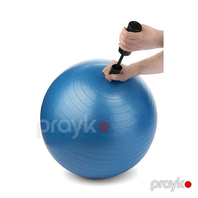 Sweat 65sm Yoga Pilates Topu Qadınlar və Kişilər üçün Keyfiyyətli Fitness Topu Əl Nasosu daxil — Fitness və yoqa, Bakı (3)