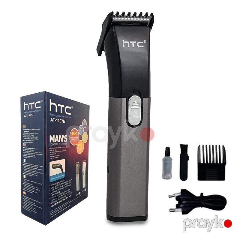Kişilər Üçün HTC AT-1107B Təkrar Doldurulan Saç Kəsici Elektrikli Portativ Saqqal Kəsici — Usturalar, trimmerler və epilyatorlar, Bakı (5)