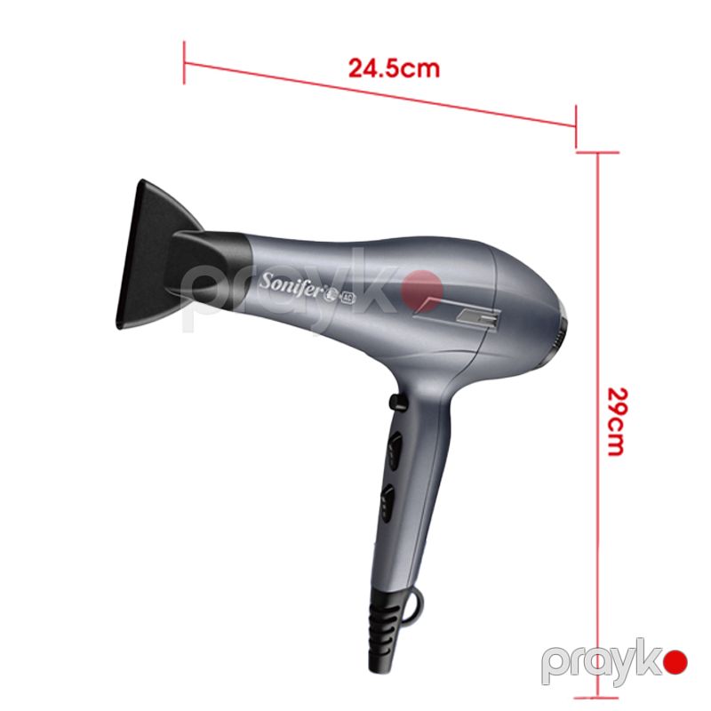 Sonifer SF-9535 - Hava Feni, Sürətli Elektrikli Güclü Saç Qurutma Maşını, 2600W Güc — Fən, Bakı (2)