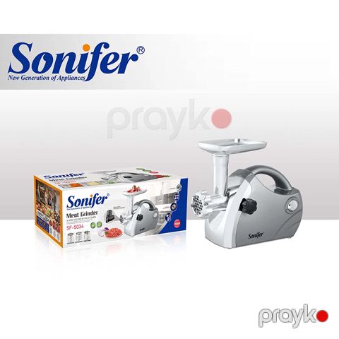 Sonifer SF-5034 Çoxfunksiyalı Ətçəkən Maşın Elektrikli Ət Maşını 2600 W — Bakı