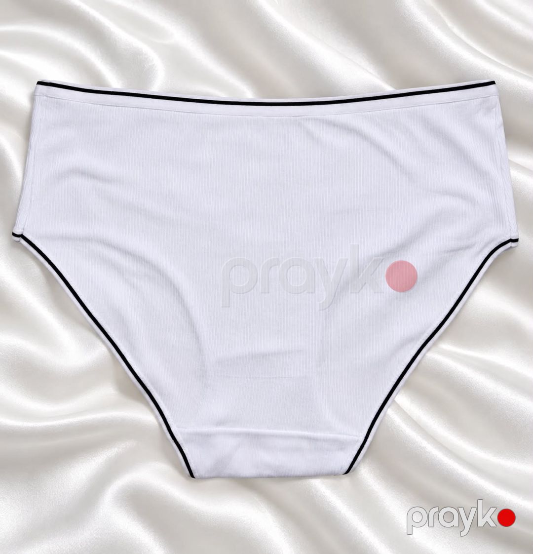 Qadın tumanı 13060, sliplər, ağ, pambıq, ölçü L/XL — Mallar, Bakı (3)