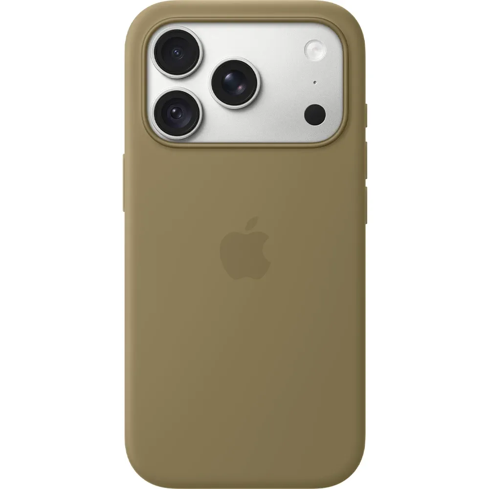 Çexol Apple iPhone 18 Pro Silicone with MagSafe, Olive (MK8V4ZM/A) — Bakı