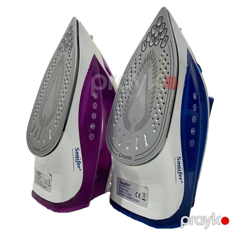 Sonifer SF-9027 - Ütü, 2000W Güc, Keramik Altlıq, Buxarlı Sistemi, Sürətli İsinmə — Ev texnikası, Bakı (4)
