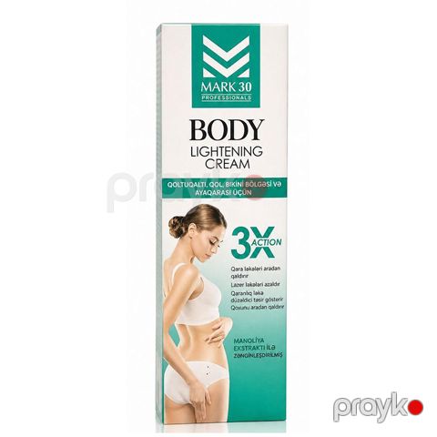 Mark 30 Professionals Bədən Ağardıcı Krem (100 ml) — Bakı