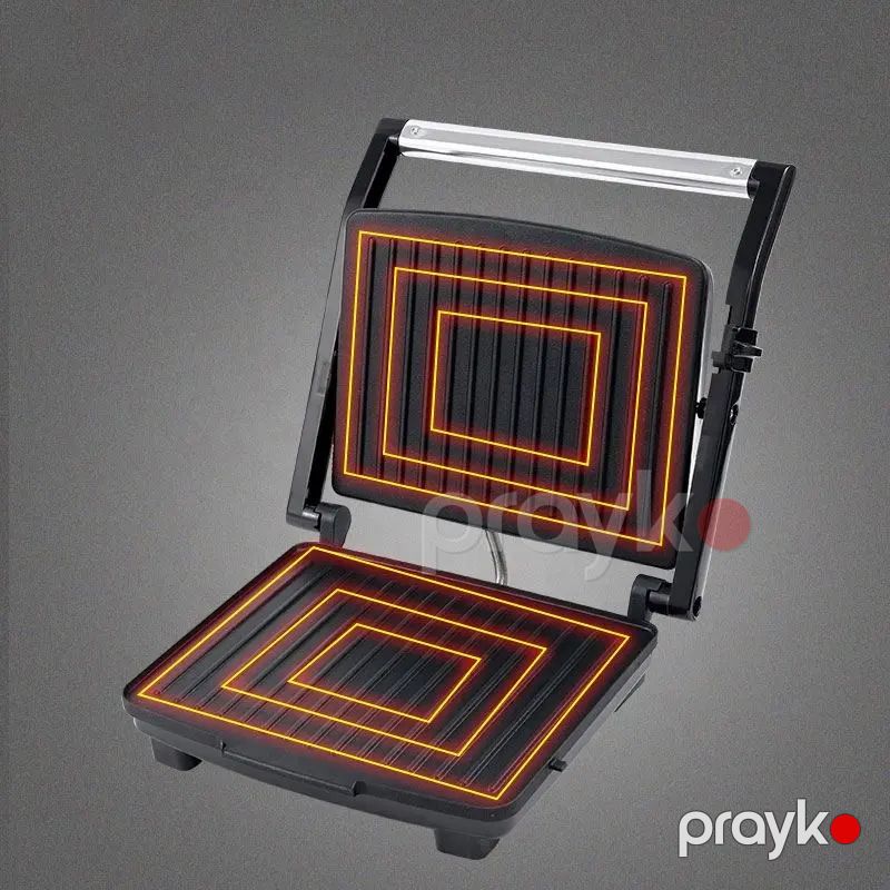 Sokany SK-202 Çoxfunksiyalı Elektrikli Toster Sandviç Biftek İzgaralar Hazırlayıcı Toster 2000W — Toster və vaflyasıcı, Bakı (6)
