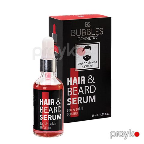 Bs Bubbles Cosmetics Saç Baxım Saqqal Serumu Saç Sakal Çıxarıcı Maye Saqqal Serumu Kişilər Üçün Serum50ml — Bakı
