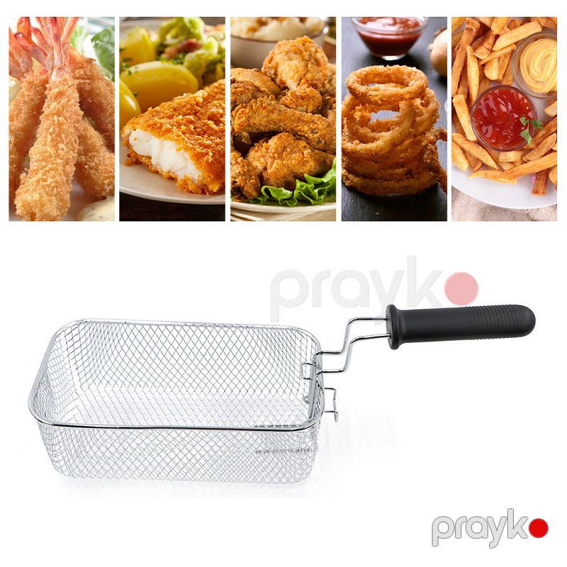 Yüksək Keyfiyyətli Elektrikli RAF Fri Qızardıcısı Cips Hazırlamaq Üçün Böyük Tutumlu Paslanmayan Polad Qızardıcı R-5299 — Soba və qrillər, Bakı (3)