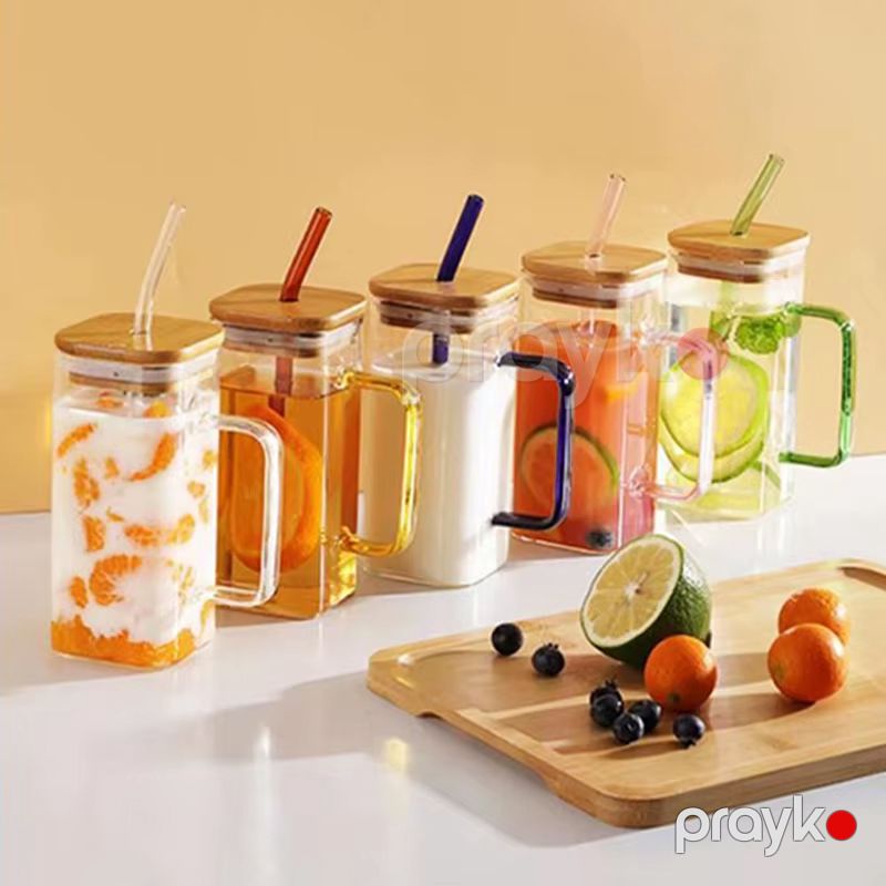 Şüşə Stəkan Buzlu Qəhvə Südlü Çay Stəkanı 400 ML — Qablar və mətbəx əşyaları, Bakı (2)
