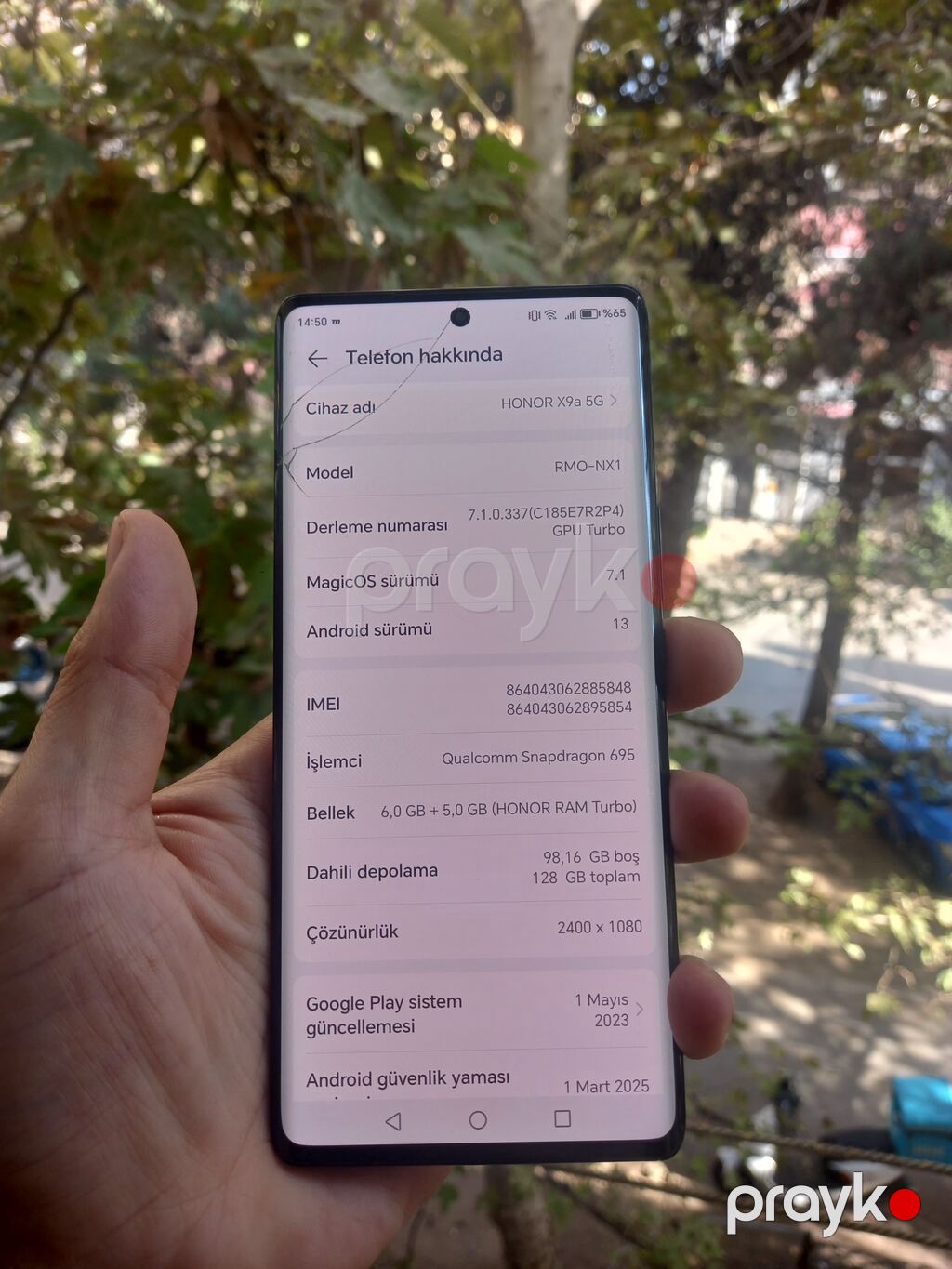 Honor X9a, 128 GB, Barmaq izi — Honor, Bakı (3)