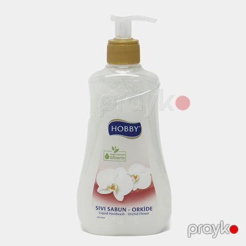 Orxideya Çiçəyi Ətri ilə Hobby Maye Əl Yuma Sabunu 400 ml Hobby Sıvı Sabun 400 ml Hobby Pearl Touch — Bakı