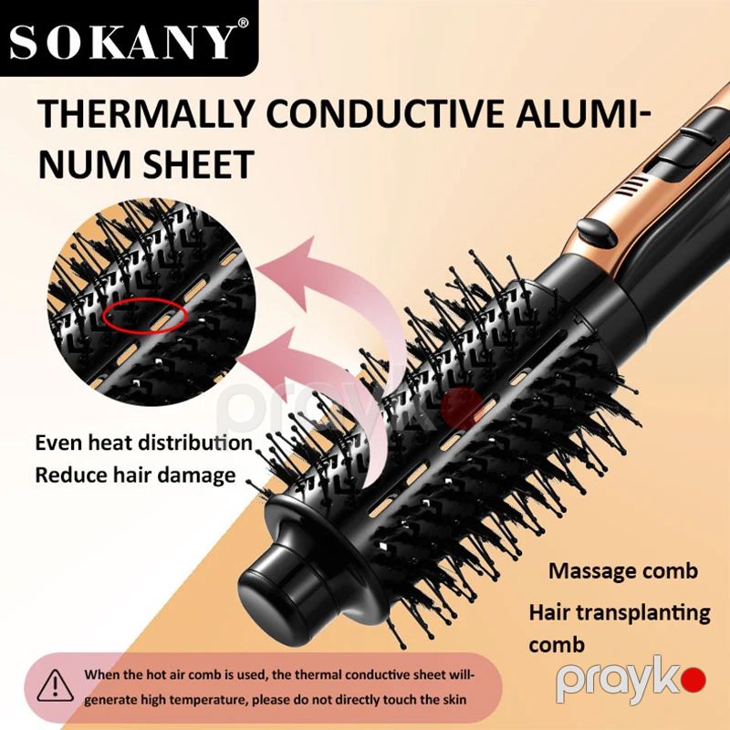 Sokany SK-15032 Çoxfunksiyalı Saç Quruducu Fen Dəsti 5 Fərqli Başlıqlı Fen — Fən, Bakı (3)