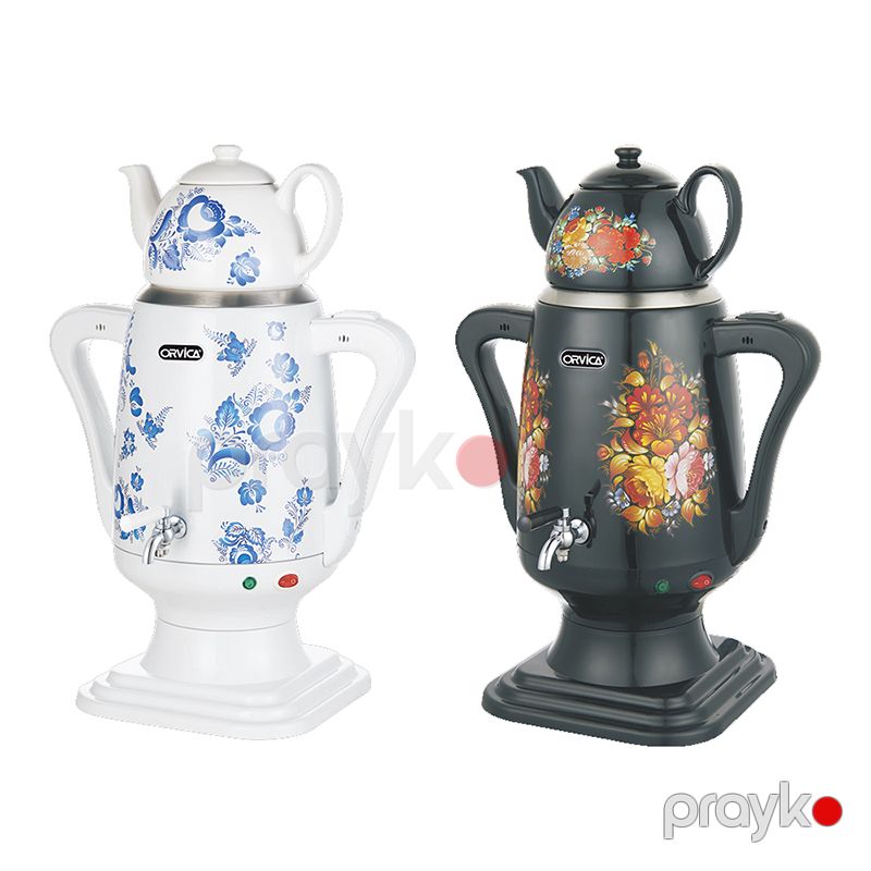 Orvıca Türk Çayı Klassik Samovarı, Antik Dizaynlı 5L Rus Samovar Dəsti ORM-3309 — Ev texnikası, Bakı (3)