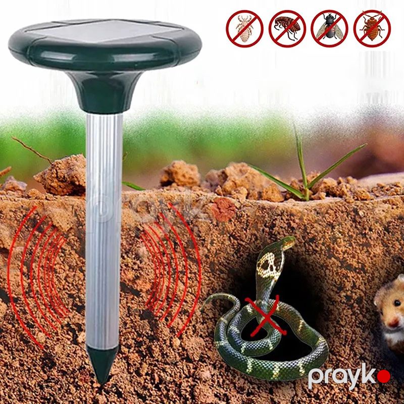 Bağça Üçün Günəş Enerjisiylə Çalışa Bilən Heyvanlardan Qoruyucu Gopher Vole Ultrasonik Zərərverici Qovucusu — Mallar, Bakı (7)