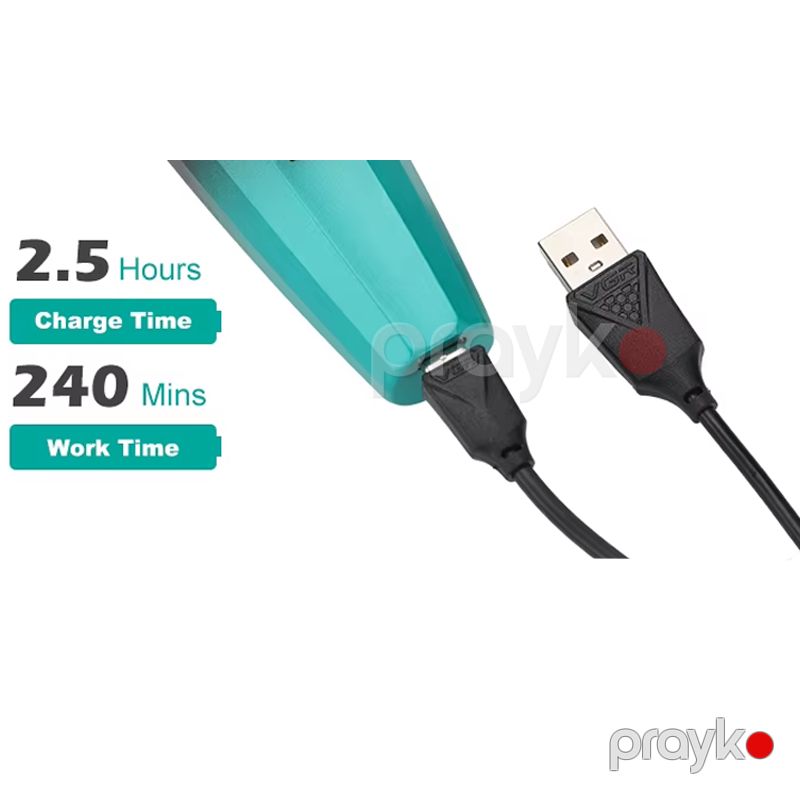 Vgr V-906 - Trimmer Güclü Elektrikli Simsiz Saç Kəsici Saç Kəsici Maşın Şarj Edilə Bilən Trimmer — Usturalar, trimmerler və epilyatorlar, Bakı (4)